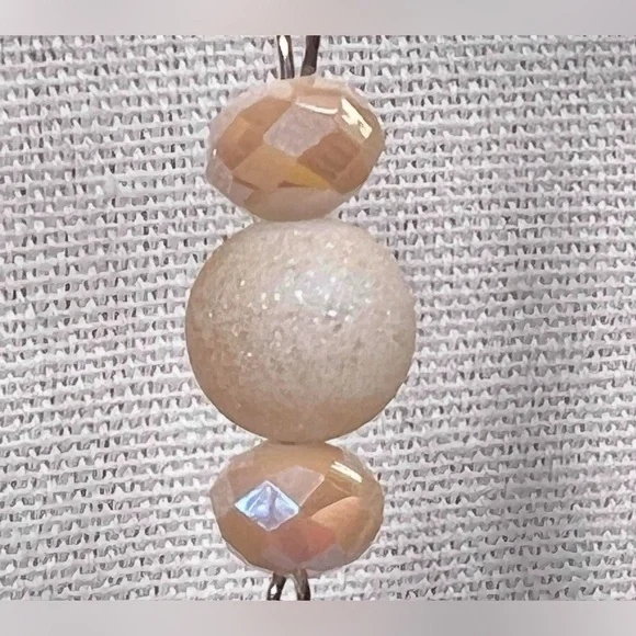 “Citrine Galaxy” Artisan Dangle Earrings & matching bracelet set - Picture 7 of 7